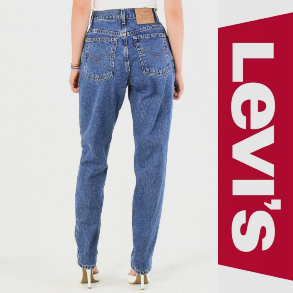 Levi's 550 Tapered Classic Relaxed Denim Jeans Size 14 Mis